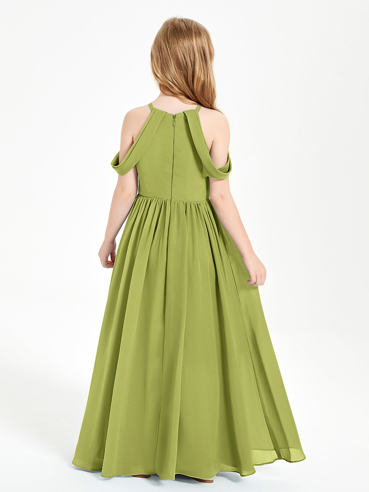 Dreamy Off the Shoulder Bridesmaid Gown for Junior Clover